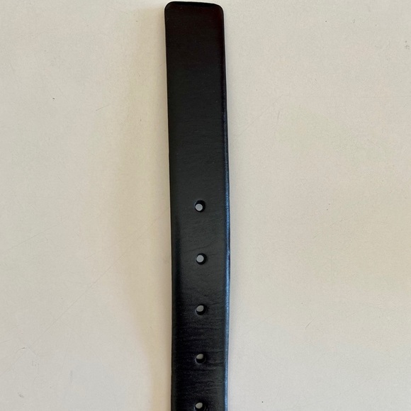 Genuine Leather Black Belt - Picture 3 of 4